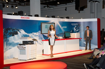 Delegates at Ricoh’s ‘Freedom to Operate’ experience learn more about freeing up employees to become more productive